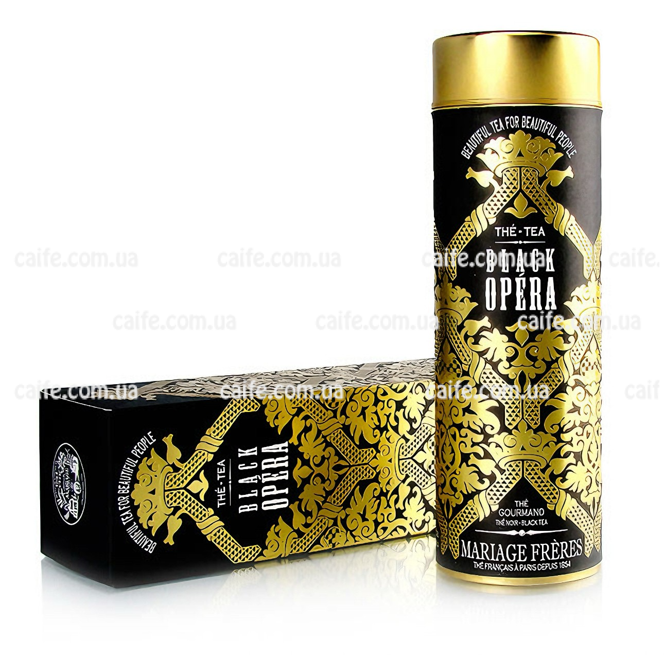 Чорний чай BLACK OPERA Mariage Freres в баночці Чорний чай BLACK OPERA Mariage Freres в баночці